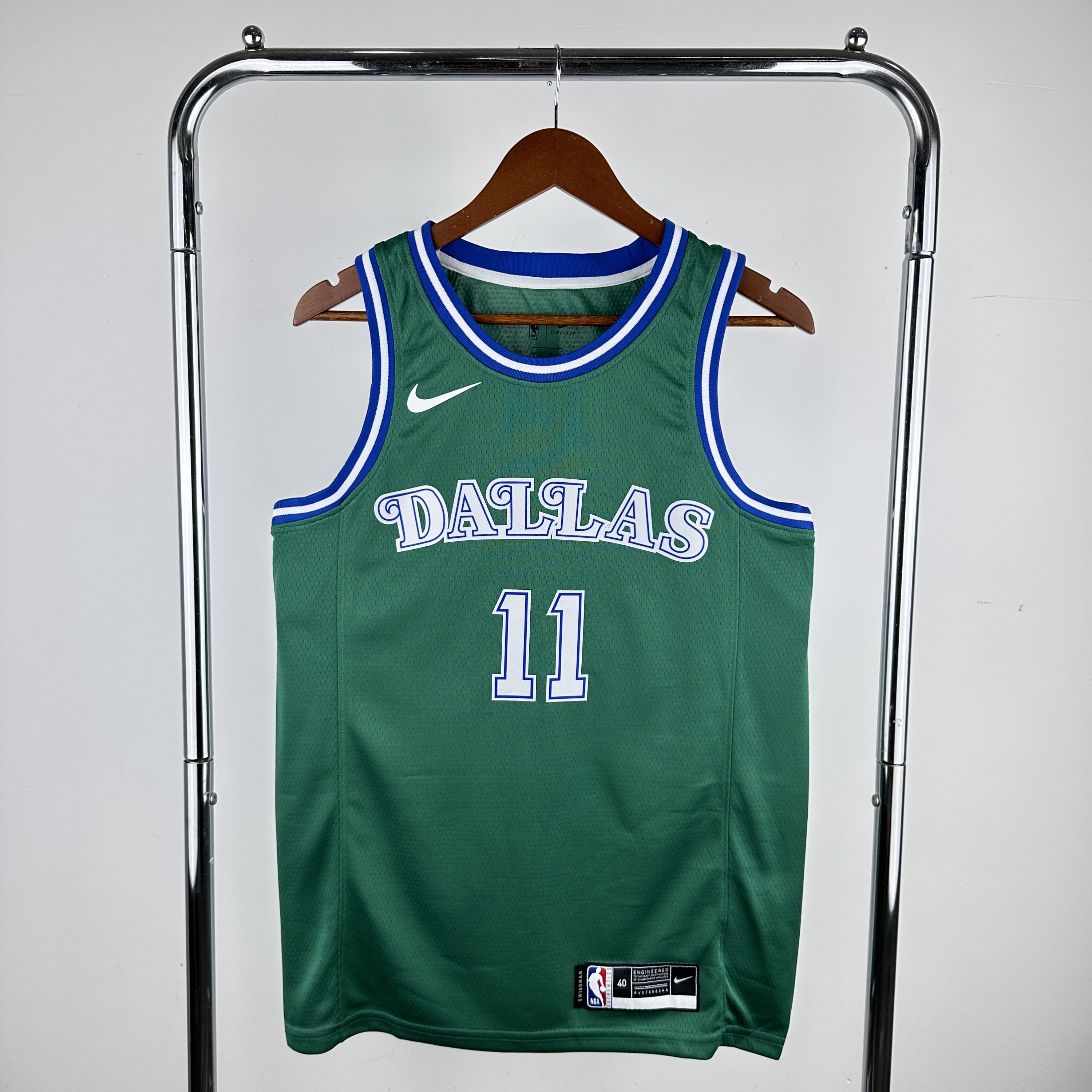 Men Dallas Mavericks #11 Irving Green Nike 2024 NBA Jersey